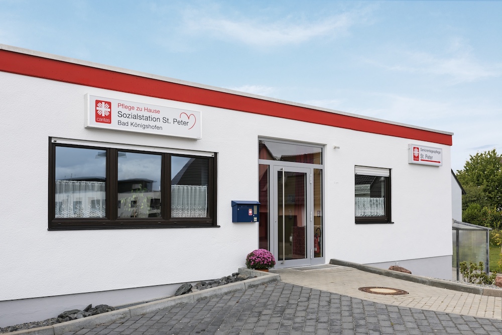 Eingang Sozialstation St. Peter Bad Königshofen