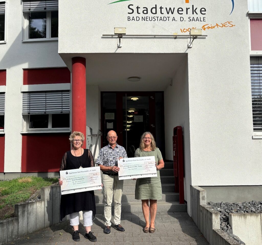 Spendenübergabe des Energiespark-Kreises