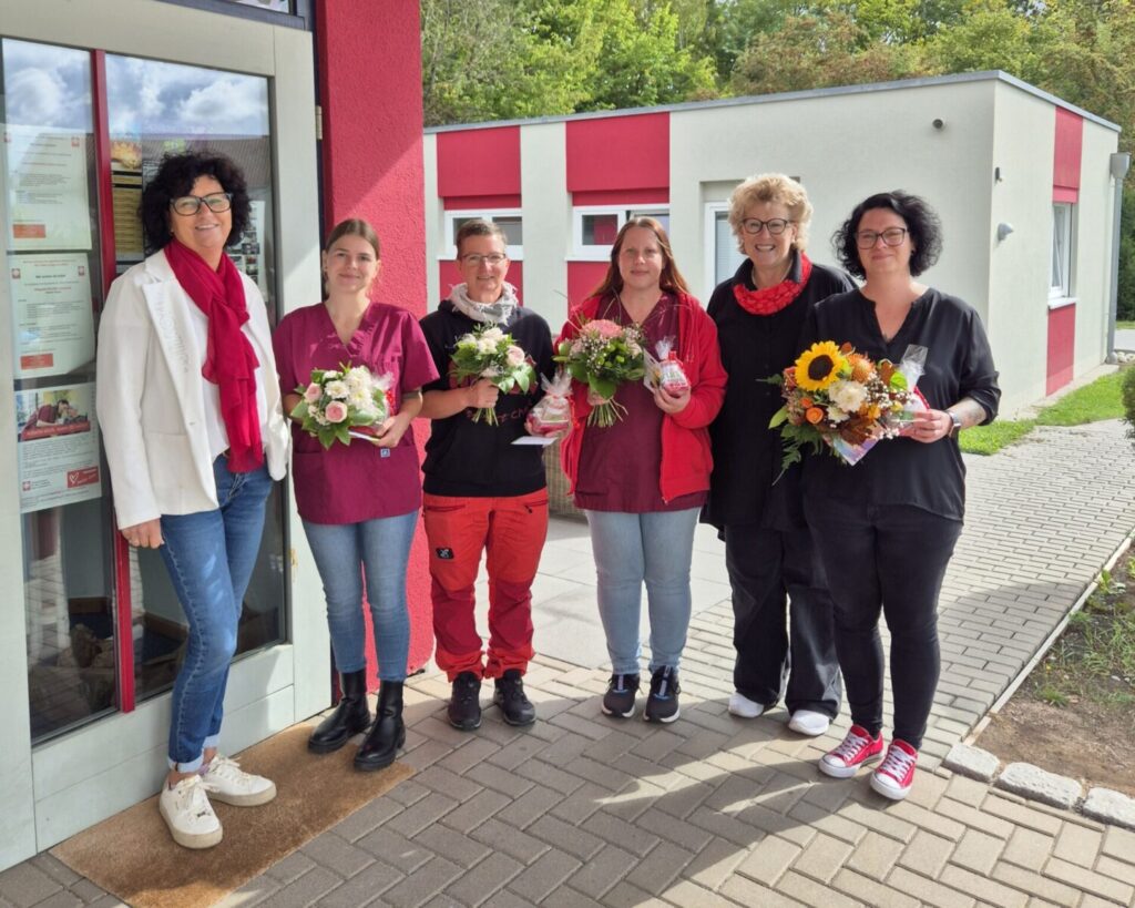 Ulli Feder, Lea Kleinhenz, Simone Henkel, Ramona Gradtke, (Christin Ely fehlt), Christin Mähler