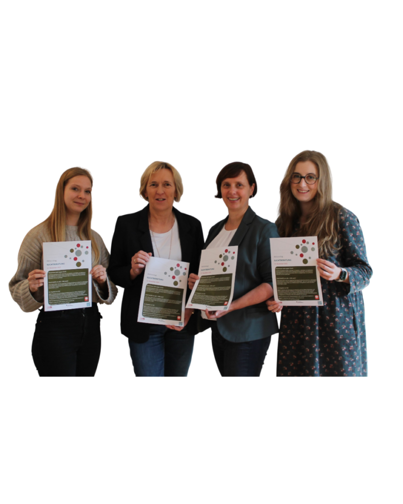Infotag Sucht Gruppenfoto