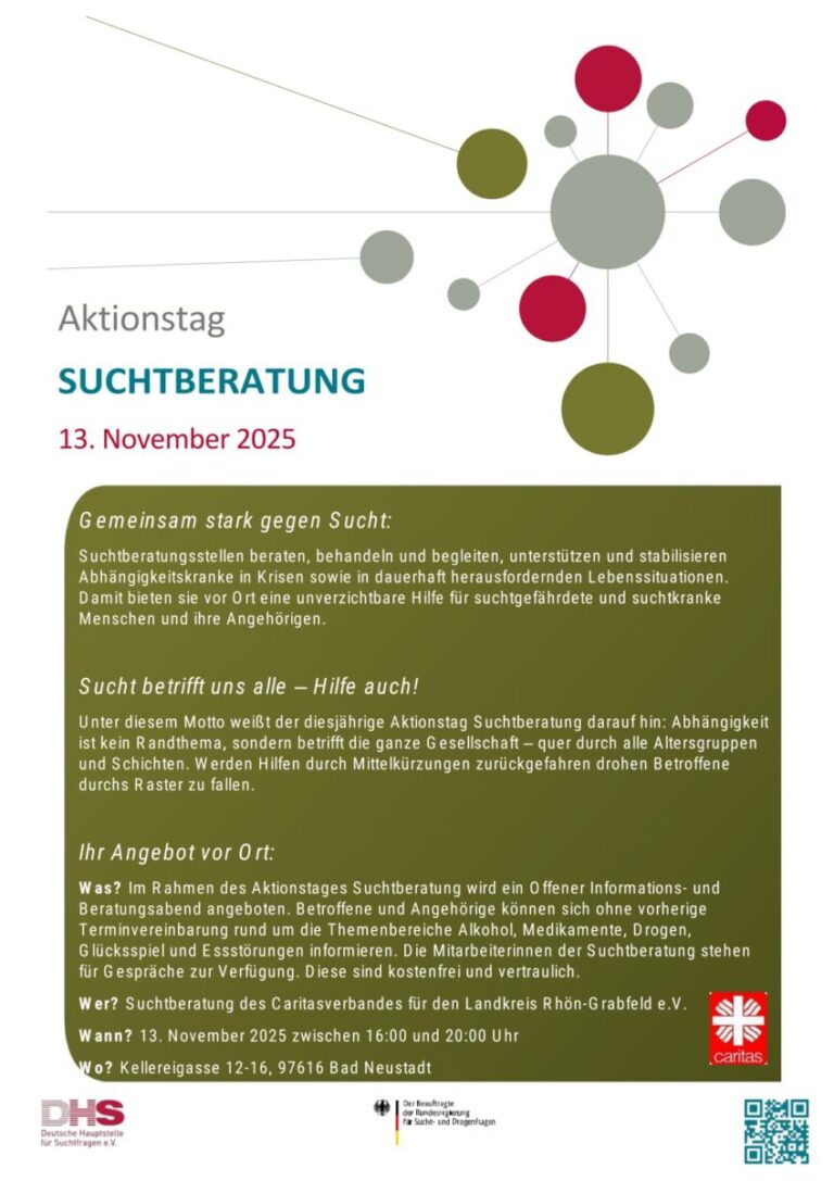 Infotag Sucht 2025 Flyer