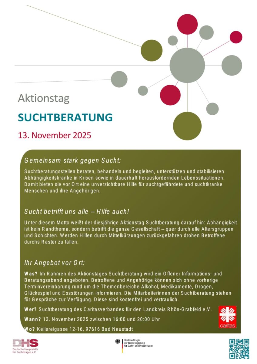 Infotag Sucht 2025 Flyer