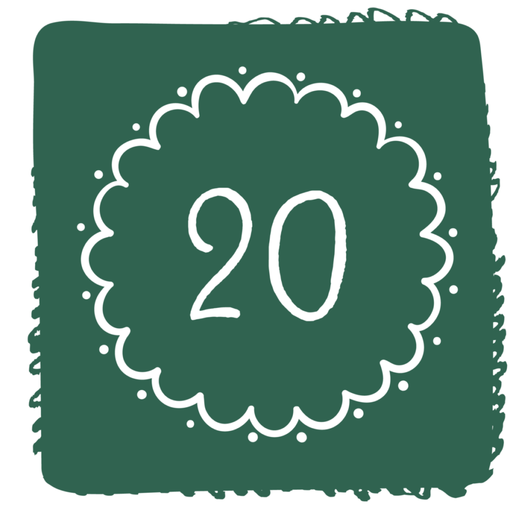 Caritaslichter- Tür 20