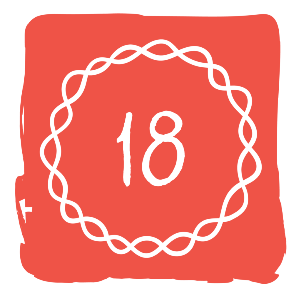 Caritaslichter- Tür 18