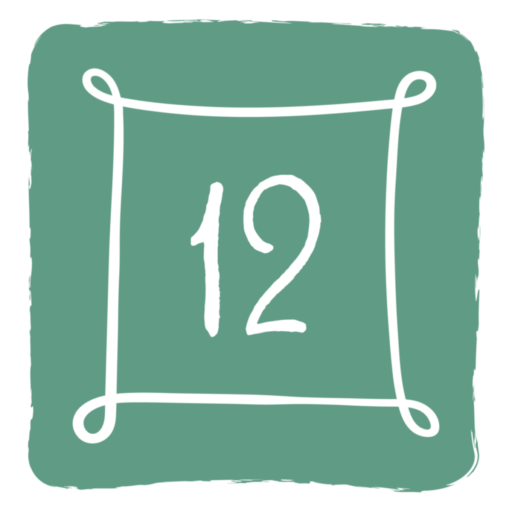 Caritaslichter- Tür 12