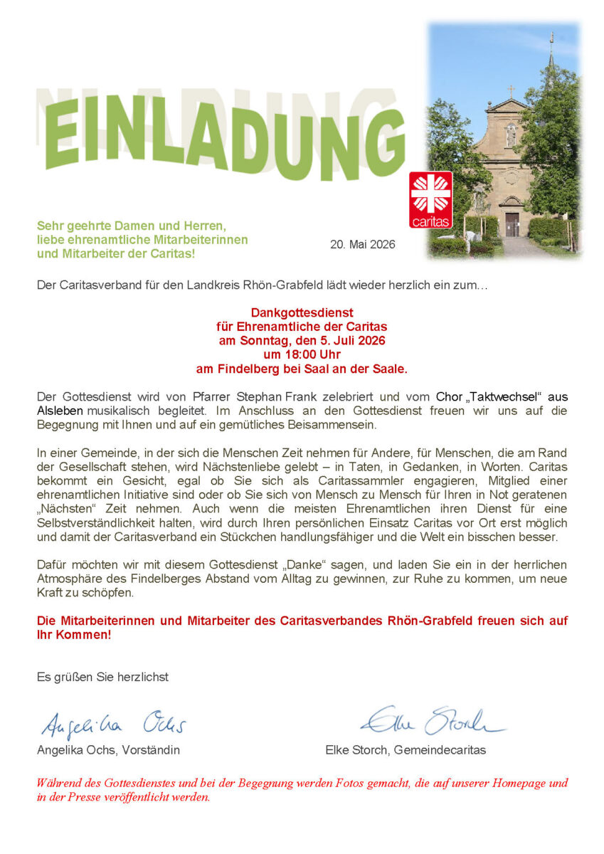 Einladung zum Dankgodi 2026