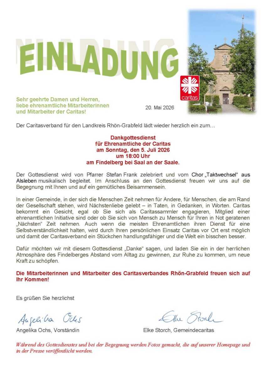 Einladung zum Dankgodi 2026